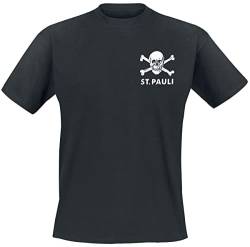 FC St. Pauli Totenkopf II Männer T-Shirt schwarz L von FC St. Pauli