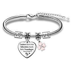 Cousine zu Cousine Handgelenk Armbänder Frauen schätzen Geburtstagsgeschenk Charm Schmetterling Schmuck Gehen Sie Universität Abschluss Inspirierende Erinnerung Weihnachten Andenken Mode Geschenke von FCZIVA