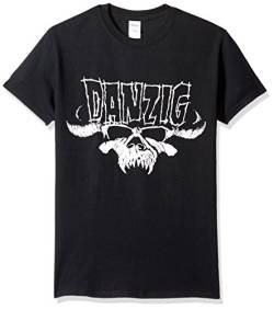 FEA Herren T-Shirt Danzig Skull Logo, schwarz, Mittel von FEA