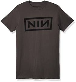 FEA Merchandising Herren Nine Inch Nails Adult Short Sleeve T-Shirt, Kohle-Logo, Klein von FEA