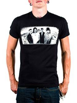 FEA Merchandising Herren U2 Joshua Tree Slim Fit T-Shirt, schwarz, X-Groß von FEA