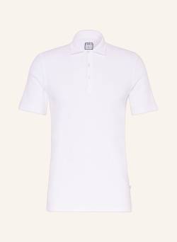 Fedeli Frottee-Poloshirt weiss von FEDELI