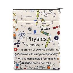 FEELMEM Physik Definition Buch Sleeve Physik Arbeiter Reißverschluss Tasche Buch Hüllen Physik Wissenschaft Lehrer Geschenk von FEELMEM