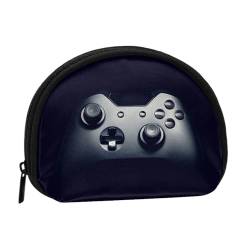 Aufbewahrungstasche mit Blumen und Schmetterlingen, kompakte und praktische Brieftasche für Kleingeld, Gaming-Controller-Muster, Einheitsgröße von FEETOX