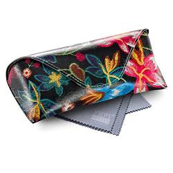 FEFI - Großes Hardcase Brillenetui - Sonnenbrillen Etui (Schwarz) von FEFI