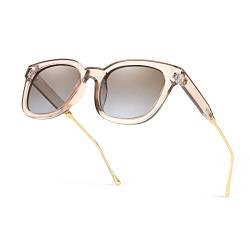 FEISEDY Sonnenbrille Damen Polarisiert Herren Klassisch Vintage Brille für Frauen und Männer UV400 Schutz B2624 von FEISEDY