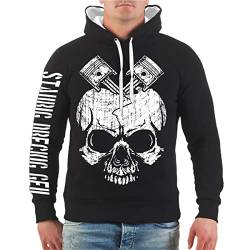 FELDWEGHEIZER Herren Kapuzenpullover Hoodie Motocross Cross Enduro Racing Team (mit Rückendruck) Größe S - 5XL von FELDWEGHEIZER