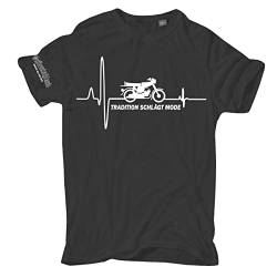 FELDWEGHEIZER Herren Tshirt Moped Ostdeutschland Tradition schlägt Mode Größe S - 5XL von FELDWEGHEIZER