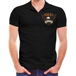 Männer und Herren Polo Shirt Oldschool Biker Sind wir zu laut bist du zu alt (mit Rückendruck) Größe S - 10XL von FELDWEGHEIZER