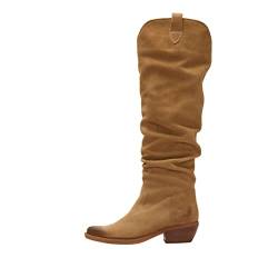 FELMINI FALLING IN LOVE Damen Der Schritt Mid Calf Boot, Steinfarben, 38 EU von FELMINI FALLING IN LOVE