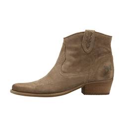 Felmini - Damen Schuhe - Verlieben WEST B504 - Cowboy Stiefeletten - Echtes Leder - Grau - 37 EU Size von FELMINI FALLING IN LOVE