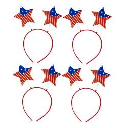 FELTECHELECTR Kopfbedeckung Für Damen 4 Stück schnapsgläser Berühmtheit Flagge Vereinigte Staaten Kopfbedeckung Kind Stirnband Haarband von FELTECHELECTR