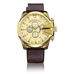 FENKOO Schöne Armbanduhren Große Quarzuhrmänner passen die Geschäftsquarz-Uhrgezeiten der neuen Art und Weisemänner auf (Color : 2) von FENKOO