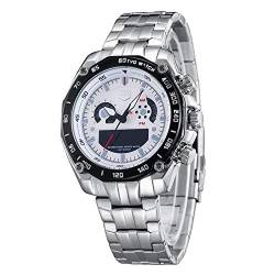 FENKOO TVG Armbanduhren TVG elektronische Uhr leuchtende wasserdichte Sport Herrenuhr (Color : 1) von FENKOO