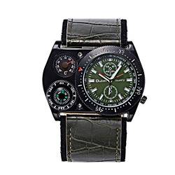 FENKOO beiläufige Uhr Sport Herrenmode-Uhr-Quarz-Uhr-Kompass-Uhr HP4094 (Color : 2) von FENKOO