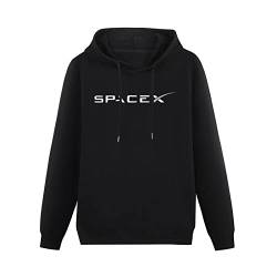 FENLI Spacex Elon Musks Aerospace Hoodie Black Sweatshirt M von FENLI