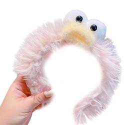 Damen Make Up Hairhoop Cartoon Plüsch Haarband Lustig Pelz-Kopfreif Kostüm Kopfschmuck Erwachsene Mädchen Gesicht Waschen Stirnband Haarband für Mädchen Lustiges Haarband Haarschmuck von FENOHREFE