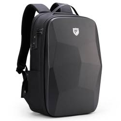 FENRUIEN Business Rucksack Herren Laptop Rucksack Tagesrucksack Hartschale Backpack für 17.3 Zoll Laptop Schulrucksack für Herren und Damen mit USB-Ladeanschluss mit Laptopfach… von FENRUIEN