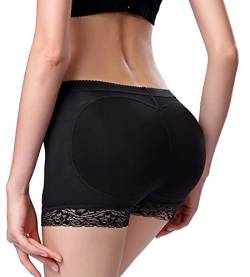 FEOYA Damen Butt Lifter Höschen Hüfte Push Up Slip Po Heber Unterhose Hip Enhancer Shapewear Gepolstert Miederhose Miederslip Seamless Unterwäsche - XXS von FEOYA