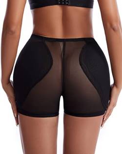 FEOYA Damen Butt Lifter Miederhose Gepolstert Miederslips Seamless Bauchsteuerung Unterhose Slip Unterwäsche Briefs Panties - 5XL von FEOYA