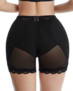 FEOYA Damen Butt Lifter Miederhose Gepolstert Miederslips Seamless Bauchsteuerung Unterhose Slip Unterwäsche Briefs Panties - M von FEOYA