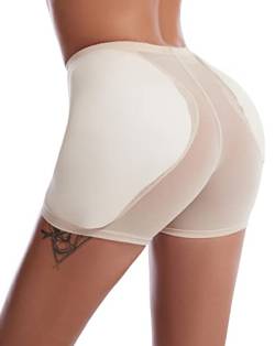 FEOYA Damen Butt Lifter Push-up Panties Miederslip mit Bauch-Weg-Effekt Miederpants String Mieder Butt Lifter Shaper figurenformend Shapewear - XL von FEOYA