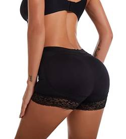 FEOYA Damen Butt Lifter Unterhose Push up Miederhose Damen po Miederpant Nahtlos Shapewear Miederhose Frauen XL von FEOYA