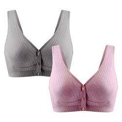 FEOYA Damen Schwangerschafts Still-BH Stillen Mutterschaft BH FüR Frauen Soft Cup Stillen-BHS 2Pcs von FEOYA