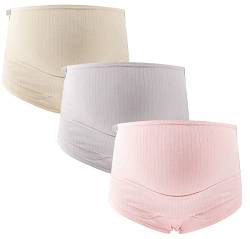 FEOYA Unterhosen für Schwangere Umstands-Slips Umstandsunterwäsche Umstands-Höschen-Set Schwangerschafts-Slips Unterwäsche für Schwangere von FEOYA