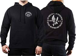 FEUER1 Hoodie Black, Los Angeles Police Dept. SWAT S von FEUER1