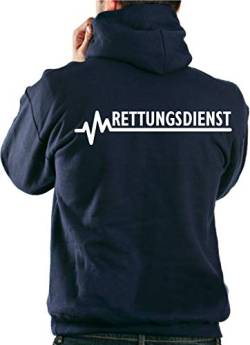 FEUER1 Hoodie Navy, Rettungsdienst L von FEUER1