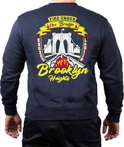 FEUER1 Sweat New York City Fire Dep Brooklyn Bridge (E-205/L-118) XL von FEUER1