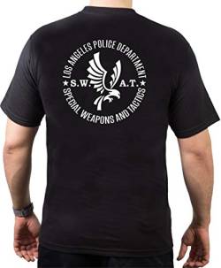 T-Shirt Black, Los Angeles Police Dept. SWAT, California (XXL) von FEUER1