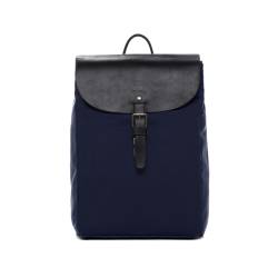 FEYNSINN Rucksack Canvas HANNE blau-braun Backpack Tagesrucksack von FEYNSINN