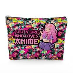 Kosmetiktasche mit lustigem Mädchen, magisch, Sport, Tanz, Geschenk, für Zumba-Liebhaber, Make-up-Tasche für Damen, Tochter, Anime von FFCTY