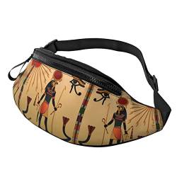 Irland Outdoors County Clare The Cliffs Print Outdoor Sport Bauchtasche Freizeit Sport Hüfttasche Alltag Casual Brusttasche für Männer und Frauen, Sun Old Egyptian Timeless Grace Print, Einheitsgröße von FFEXS