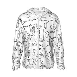 Many Zombie Print Langarm Outdoor Leicht Sonnenschutz Hoodie UV Schutz Wandern Angeln Unisex, Chemie-Druck, S von FFEXS