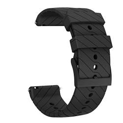 FFHAO 24 mm Ersatz-Silikon-Smartwatch-Armbänder für Suunto D5/7/9/Baro Spartan Sport Wrist HR Baro Smartwatch-Armbänder, 24 mm, Achat von FFHAO