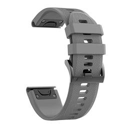 FFHAO Correa Smartwatch-Armband für Garmin Fenix 7, 7X, 6, 6X, 5X, 5, 3HR, 935, 945, Schnellverschluss, Silikon-Armband, Uhrenarmband 22, 26 mm, 26mm Fenix 7X, Achat von FFHAO