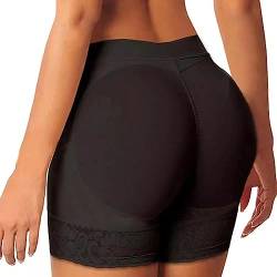 FFWTPY Damen Butt Lifter Po Push Up Gepolsterter Unterhose Hip Enhancer Shapewear mit 2 Herausnehmbarer Hüfte Pads Bauchkontrolle Höschen Hüft Unterwäsche Miederslips von FFWTPY