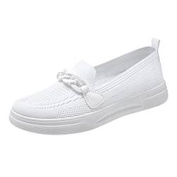 FGUUTYM Atmungsaktive Schnürschuhe für Damen, flache Freizeitschuhe, Unisex, leichte Arbeitsschuhe, sportliche, atmungsaktive Arbeitsschuhe Krankenhaus Schuhe Damen Comic von FGUUTYM