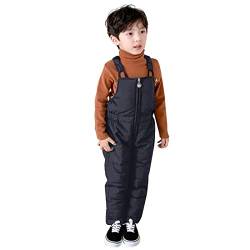 FGUUTYM Skihose Kinder Mädchen: Winterhose Winddicht Warm Jumpsuit Plus Samt Kälteschutz Outdoor Strampler Ski Hose Jungen Kleinkind Spielanzug Overall Skianzug Baby Thermohose Schneehose von FGUUTYM