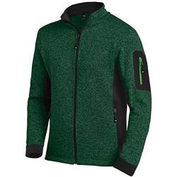 FHB Strickfleece Jacke atmungsaktiv, Größe:L, Farbe:grün von FHB-Zunftkleidung