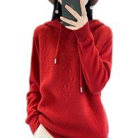 FIDDY Kapuzenshirt Loses Damen-Sweatshirt mit Kapuze und langen Ärmeln von FIDDY