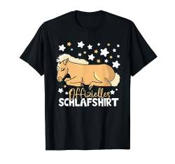 Offizielles Schlafshirt Pferdeshirt Sleepshirt Haflinger T-Shirt von FIDORATIS Lustige Schlafanzug Nachtshirts Damen