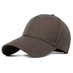 FIFTHAVE Baseball Cap Herren und Damen,Unisex Basecap Sommer Verstellbar Kappen Sonnenschutz Baseballkappen Sport Cap Baumwolle Baseballmützen Classic Outdoor Hüte Baseball Mütze,Kaffee von FIFTHAVE