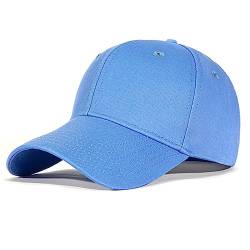 FIFTHAVE Basecap Herren & Damen,Unisex Baseball Cap Sommer Kappe Verstellbar Basecap Sonnenschutz Baseballkappen Sports Cap Baumwolle Baseballmütze Classic Outdoor Baseball Hüte,Cowboy Blau von FIFTHAVE