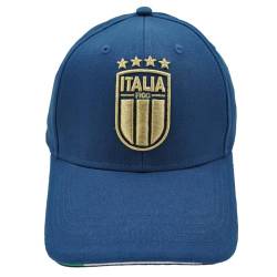 FIGC Unisex 2533 Baseballkappe, blau, One Size von FIGC