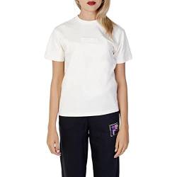 FILA Damen Braila Tee T-Shirt, Egret, M von FILA