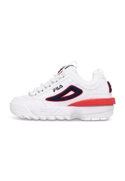 FILA Damen Disruptor Wmn Sneaker, White Navy, 40 EU von FILA